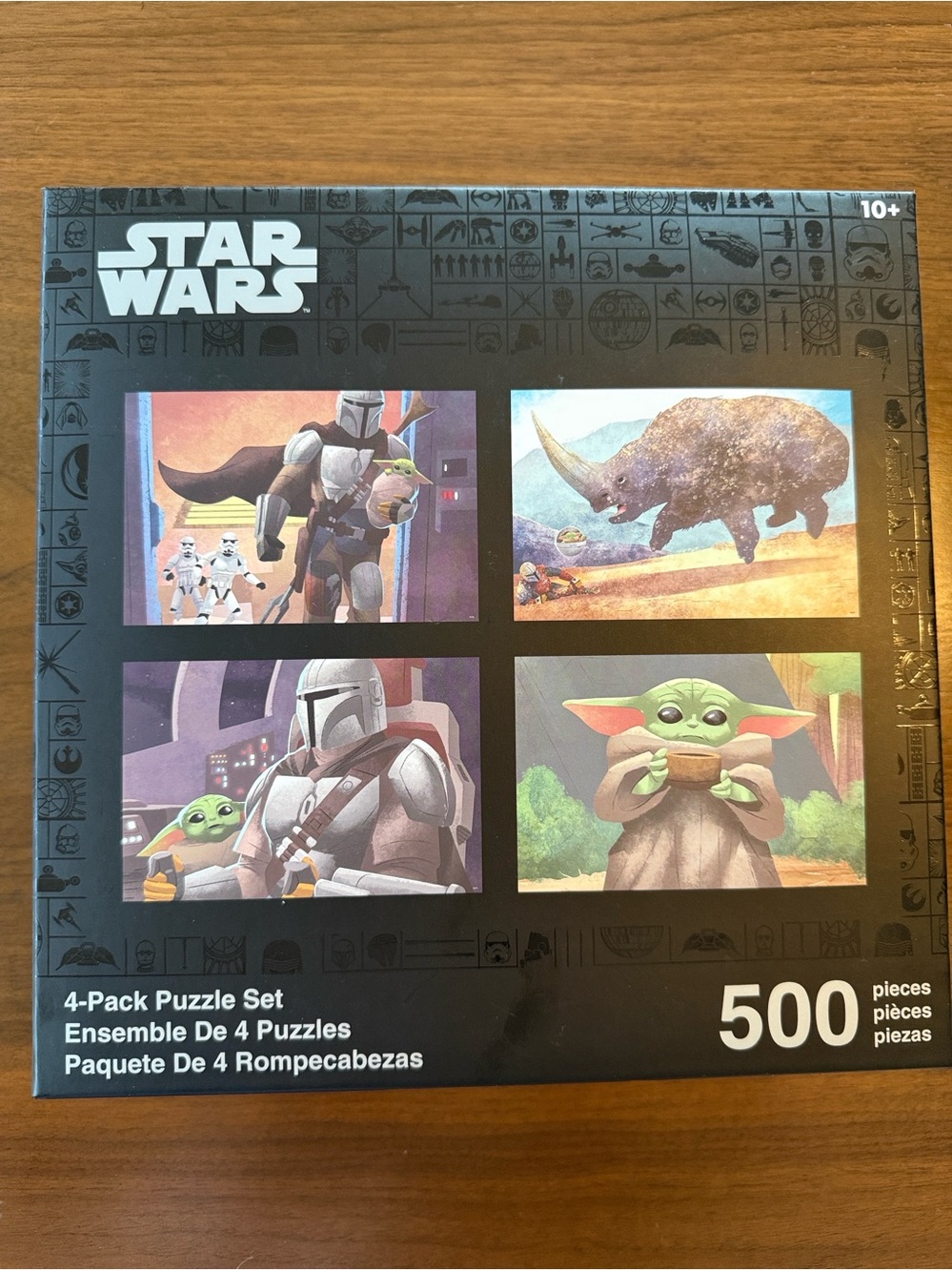 Disney Star Wars The Mandalorian and Grogu 4 puzzle pack New